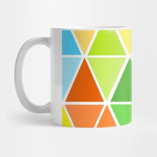 Colorful Seamless Triangle Pattern Mug